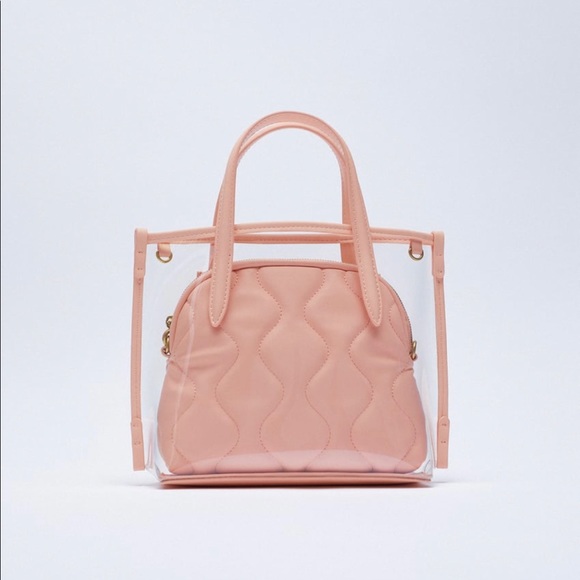 Zara pink shoppers bag - Picture 1 of 1